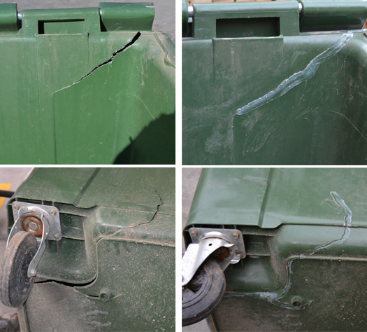 Reparación de contenedores de plástico en Paletsmultipal SL
